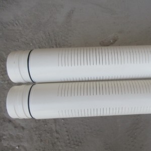 Tubulure de fente adaptée aux besoins du client par tuyau rigide d'enveloppe de PVC SCH40 de 2 pouces