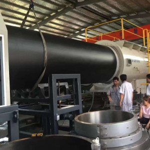 Chaîne de production de tuyau de HDPE de taille de 1400mm pour l'approvisionnement en eau