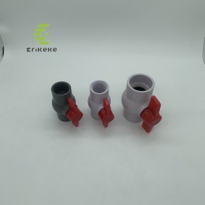 Types de robinets à tournant sphérique en plastique fournis par le fabricant